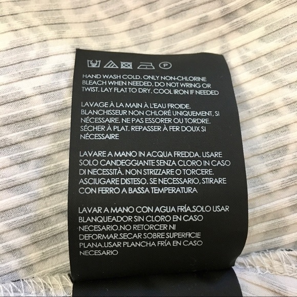 CLUB MONACO Asymmetrical Ribbed Pattern High Low Maxi Dress Women’s Size 10 - Picture 14 of 14